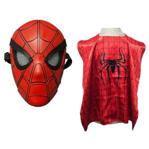 Hasbro Marvel Spiderman Homecoming Spider Moving Brows Mask & Cape Halloween Set